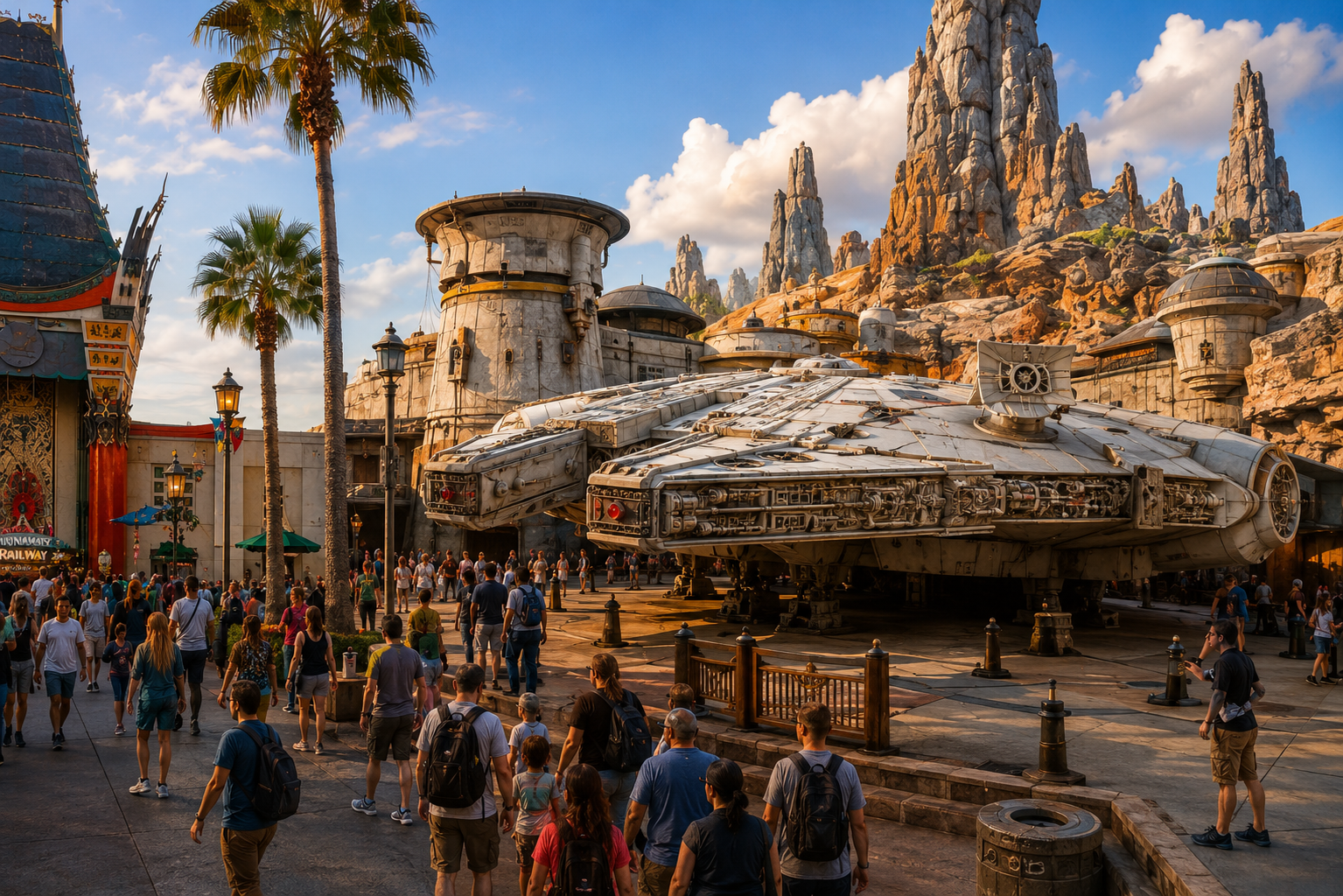 Disney's Hollywood Studios at dusk