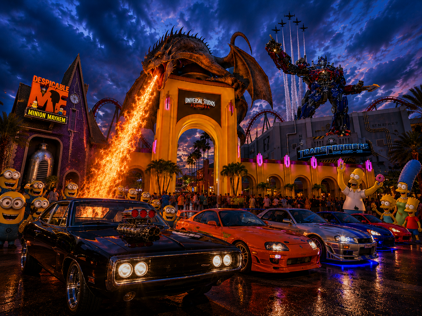 Universal Studios Florida entrance globe