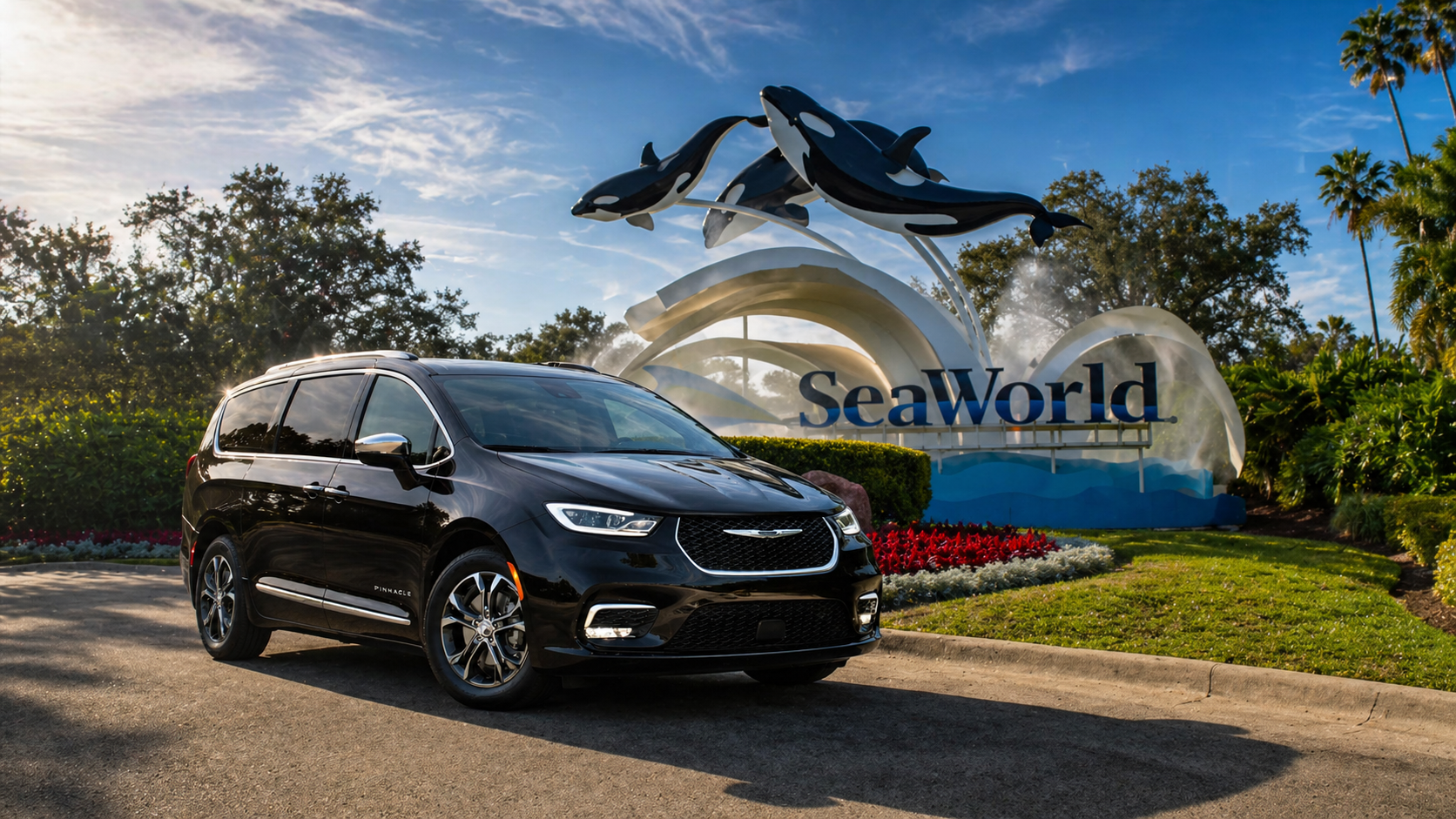 Chrysler Pacifica no SeaWorld Orlando