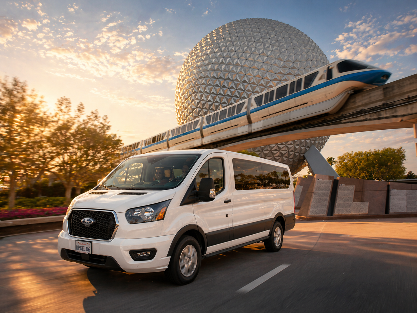 Ford Transit no Epcot Orlando