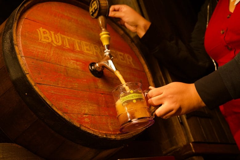 Butterbeer served in its signature cup