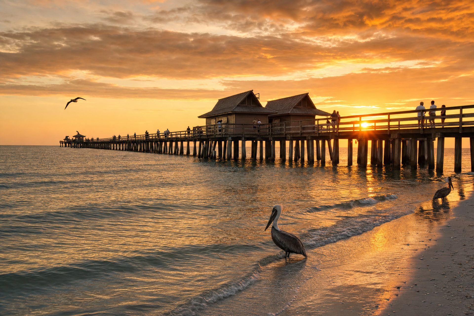 Naples, Florida: white-sand beach and elegant Gulf coast