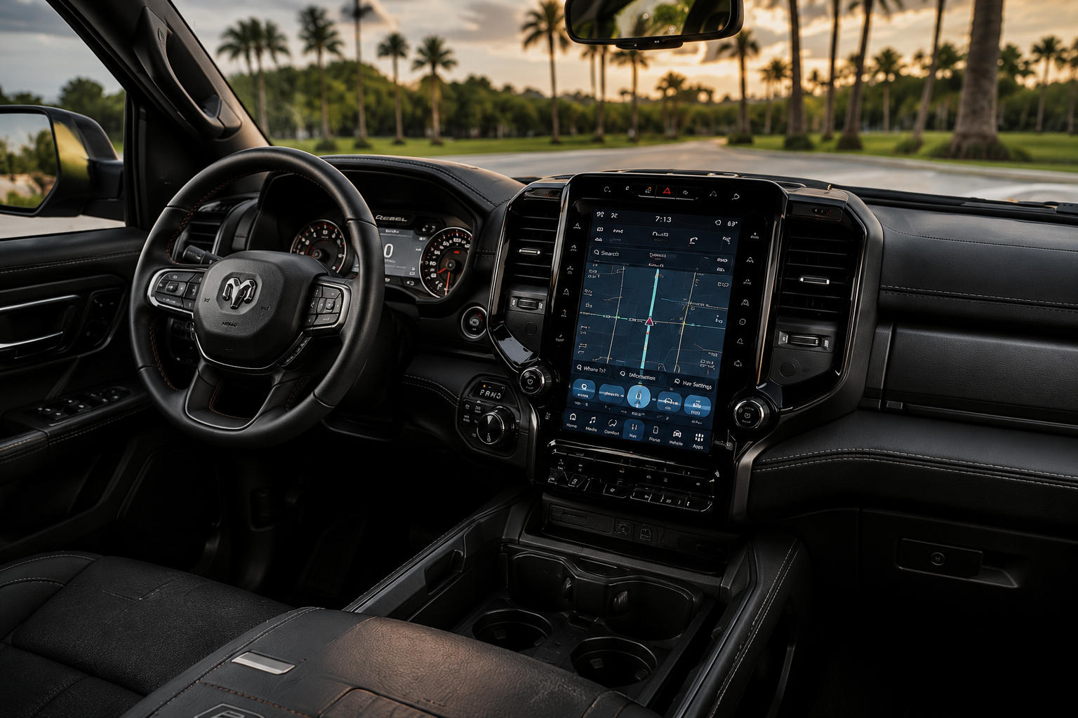 Ram Rebel interior